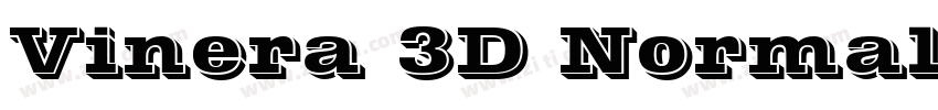 Vinera 3D Normal字体转换